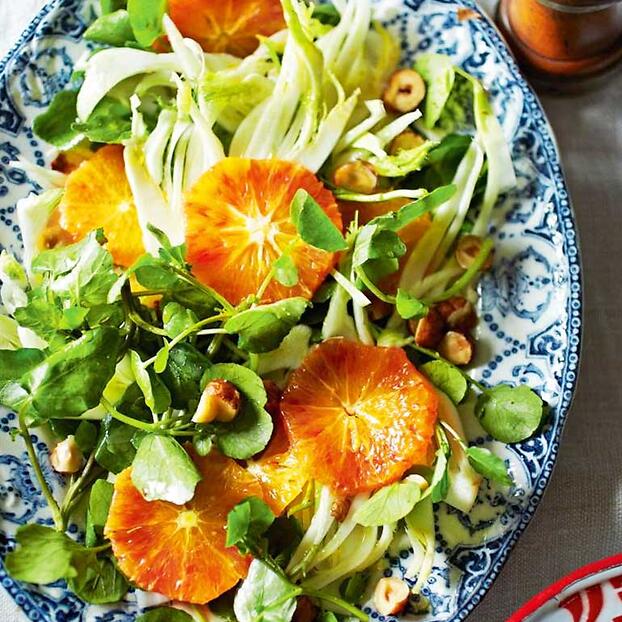 Зимний салат с фенхелем и апельсинами
